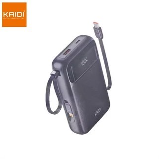 20000mAh Bateria Portátil Power Bank Turbo cabo embutido KAIDI KNC-922