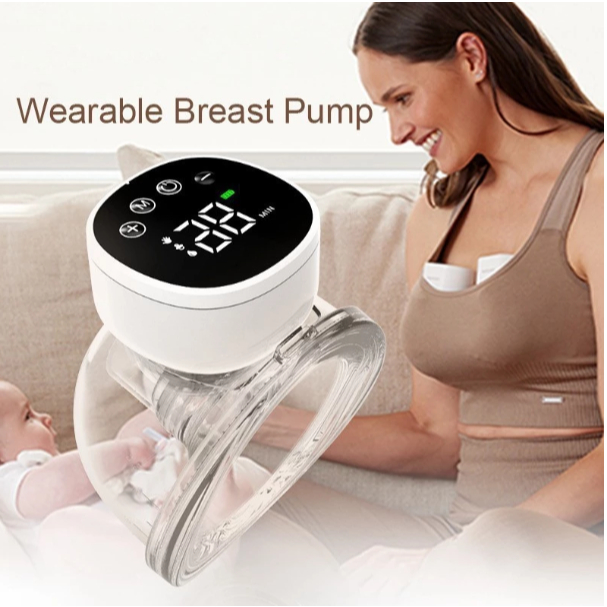 Extrator de leite materno, bomba elétrica portátil recarregável para amamentação