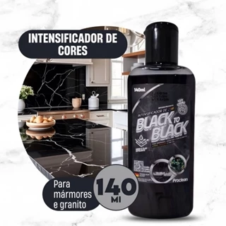 Revitalizador Limpa Granito Mármore Realça Cor Black To Black Brilho em Oferta na Shopee
