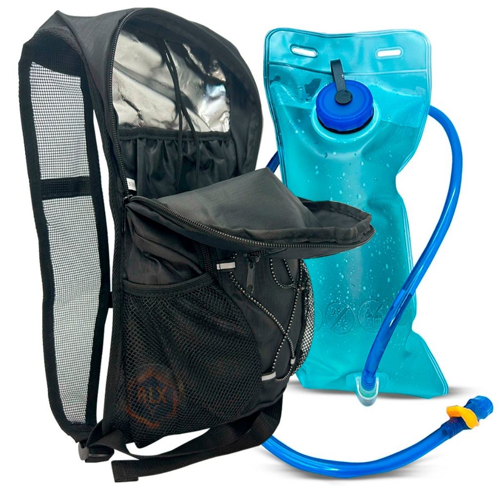 Mochila De Hidratação Ciclismo Bolsa D'agua 2 Litros Térmica JWS