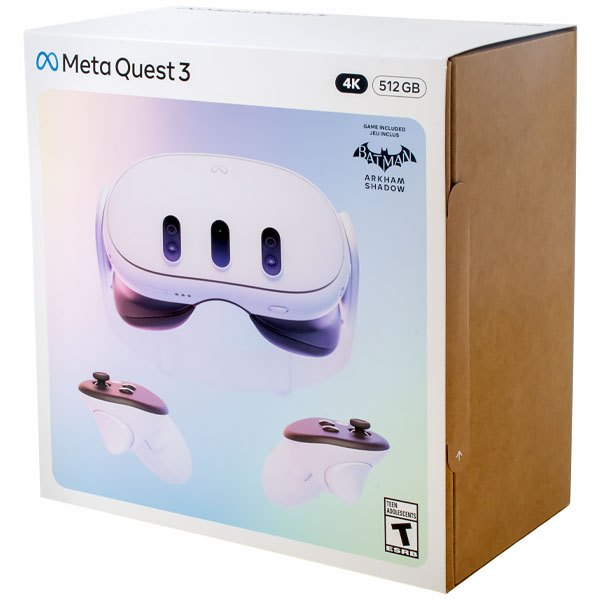 VR  Quest3 512GB + α Óculos Virtual Meta Quest 3 512GB KaBuM