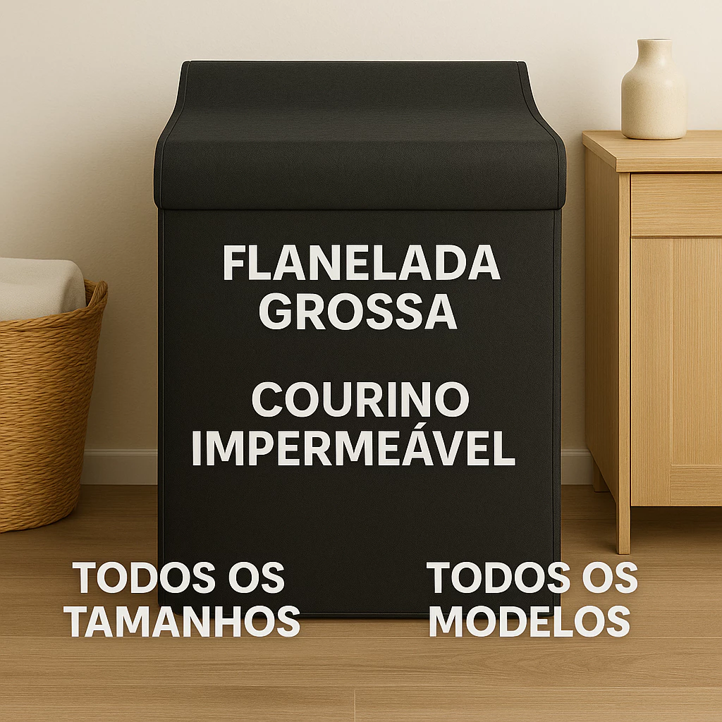 Capa Maquina de Lavar Electrolux Brastemp Consul todos 10 11 12 13 14 15 16 17 18kg protege contra sol chuva vento ~ç ,