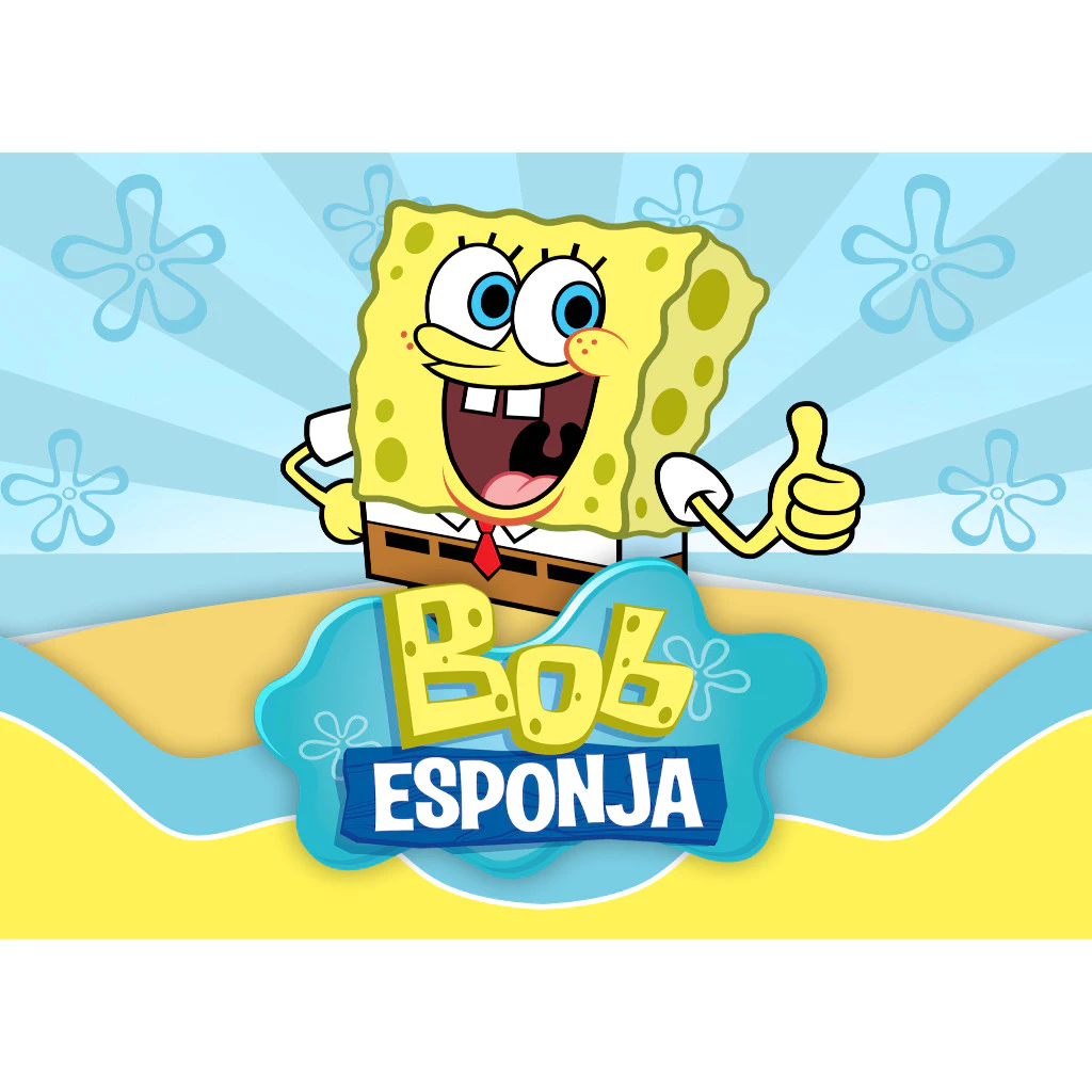 Colorir Bob Esponja Estilo Bobbie Goods 51 Folhas Soltas A5 120g Pronta ...