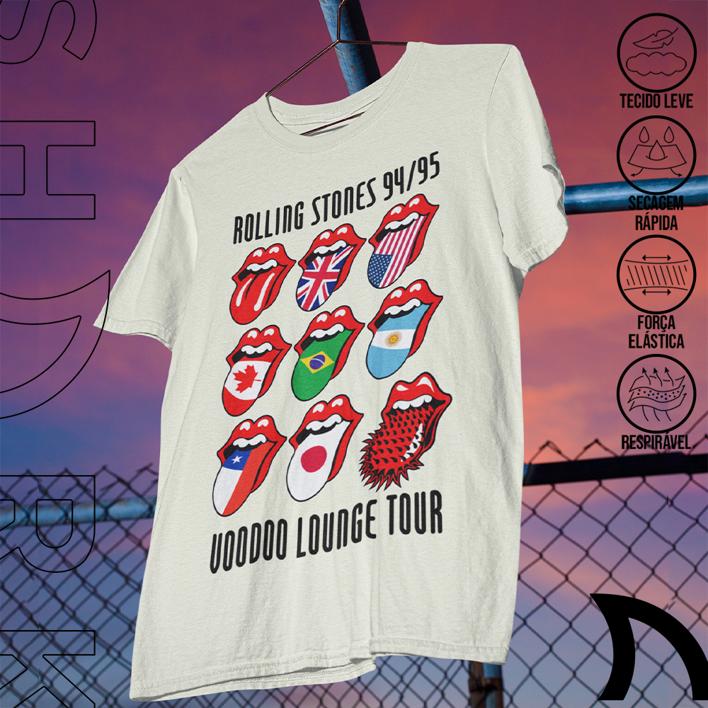 The Rolling Stones Voodoo Lounge ツアーTシャツ Camiseta Basica e OVERSIZED The Rolling Stones Voodoo Lounge Rock