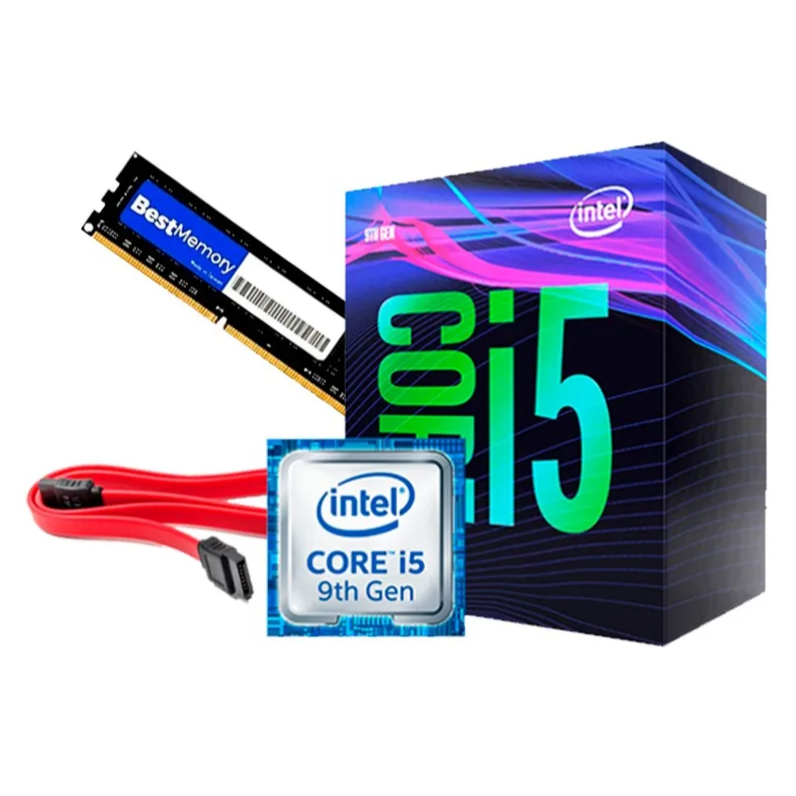 Kit Upgrade Intel I5 9° Geração 16gb Ram Ddr4 H310 C/ Cooler