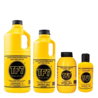 Convertedor de Ferrugem TF7 Base Pintura Superfícies Ferramentas 100ML 200ML 500ML 1L
