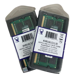 KIT 2 Memórias RAM 8GB(2x8: 16GB Total) DDR3 PC3L 1600MHz SO-DIMM para Notebook