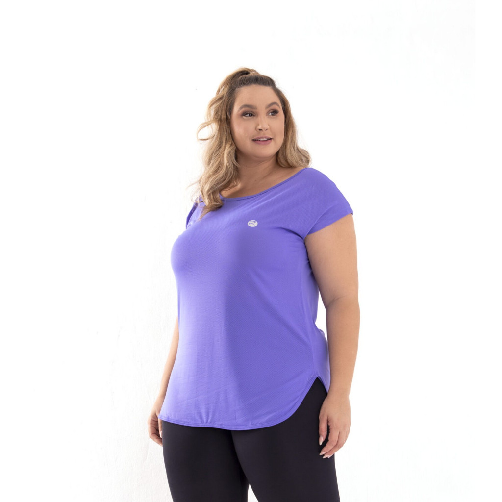 blusa academia feminina plus size 100% poliamida tapa bumbum dry fit ...