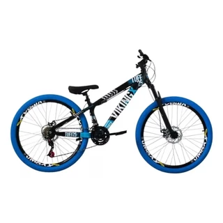 Bike de Grau KOG 1x7 Freeride Aro 26 com Aros Vmaxx Neon e Freio a Disco Branco Laranja em Oferta na Shopee