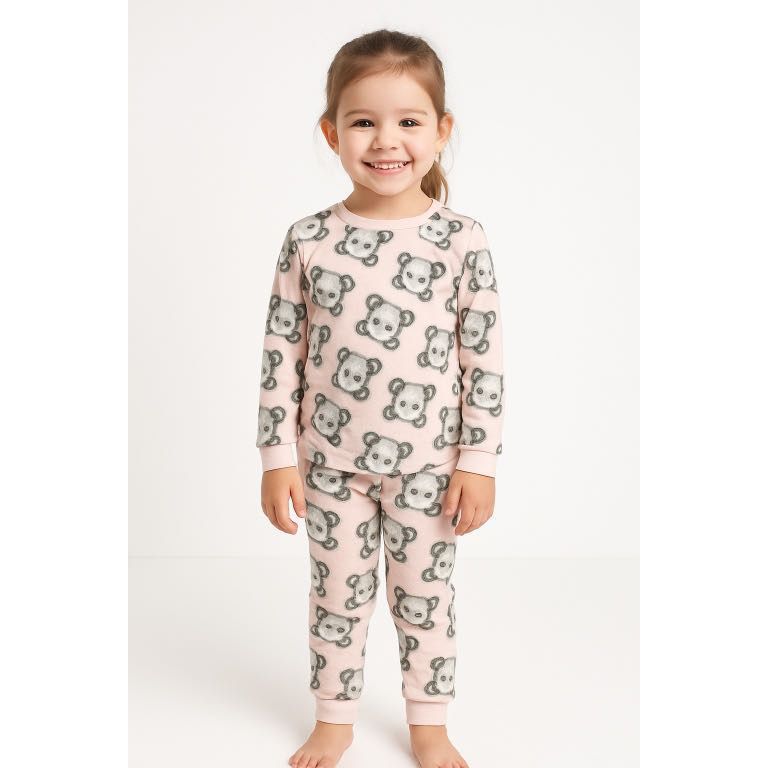 Pijama Infantil Menina Soft Inverno Conjunto Quentinho Estampas Sortidas Confortável em Oferta na Shopee