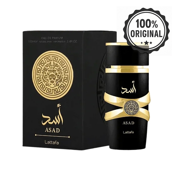 Perfume Lattafa Asad 100ml Eau De Parfum Árabe Original Com Nota Fiscal E Selo Original Lataffa