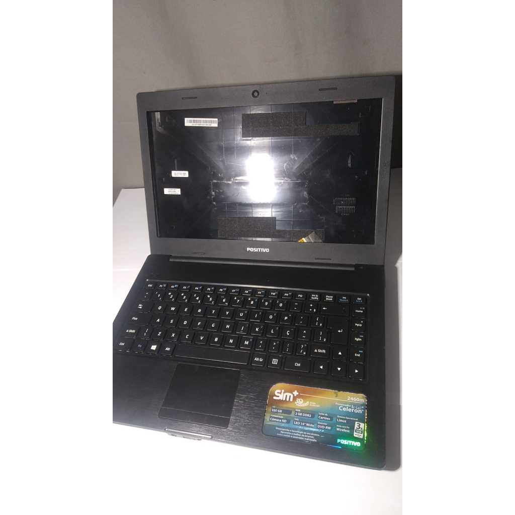 Carcaça notebook Positivo sim+ 2460M | Shopee Brasil