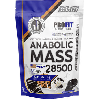 Hipercalórico Anabolic Mass 28500 - 3kg - Profit Labs Sabores — foto 6 — Achou Levou Brasil