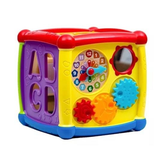 Cubo de Atividades Para Bebe 7 em 1 Brinquedo Sensorial | Shopee Brasil