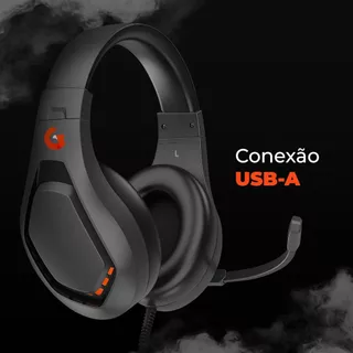 Geonav Headset Gamer Thunder Light GOOD GAME, RGB, 7.1 Virtual, Driver 50mm, Microfone Omnidirecional, Conexão USB