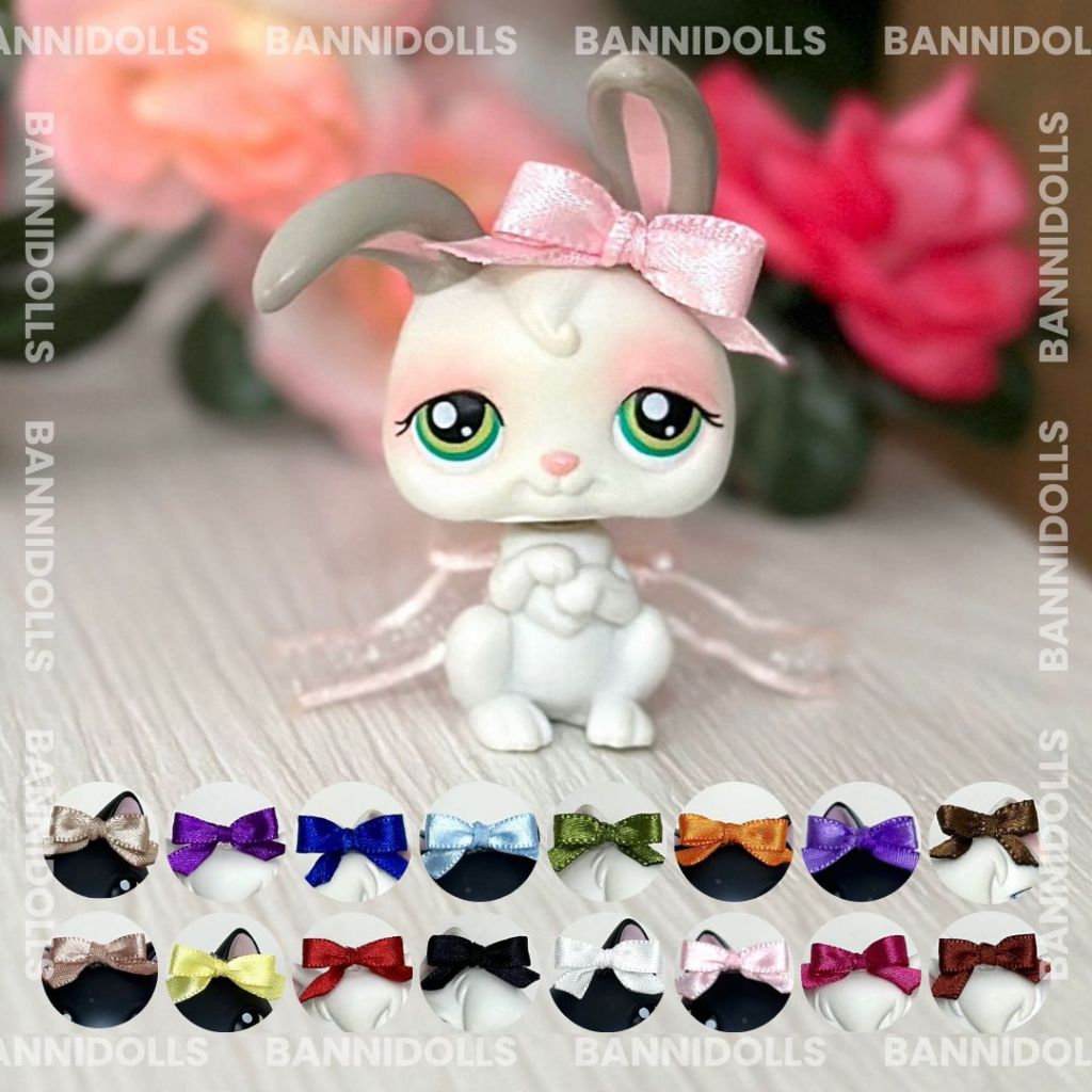Acessório para Littlest Pet Shop Roupinha LPS - Laços de Cor Lisa ...