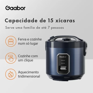 Gaabor 700W Panela de Arroz Azul Marinus com Capacidade para 10 Xicaras 5L RC-50M01A
