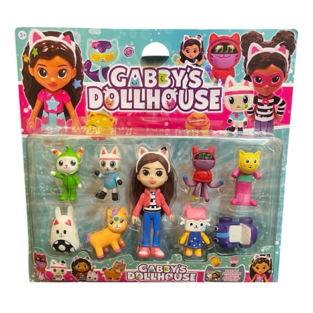 Bonecos Casa Magica Da Gabi Cartelado/ Kit /com 9 Personagen | Shopee ...