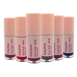 Gloss Tint Lip Tint Shine Ink Ruby Rose  Linha Rosa em Oferta na Shopee