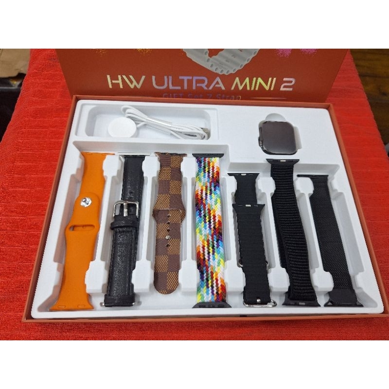smartwatch Hw Ultra Mini 2 Serie 9 Chat Gpt 41mm 7 Pulseiras | Shopee ...