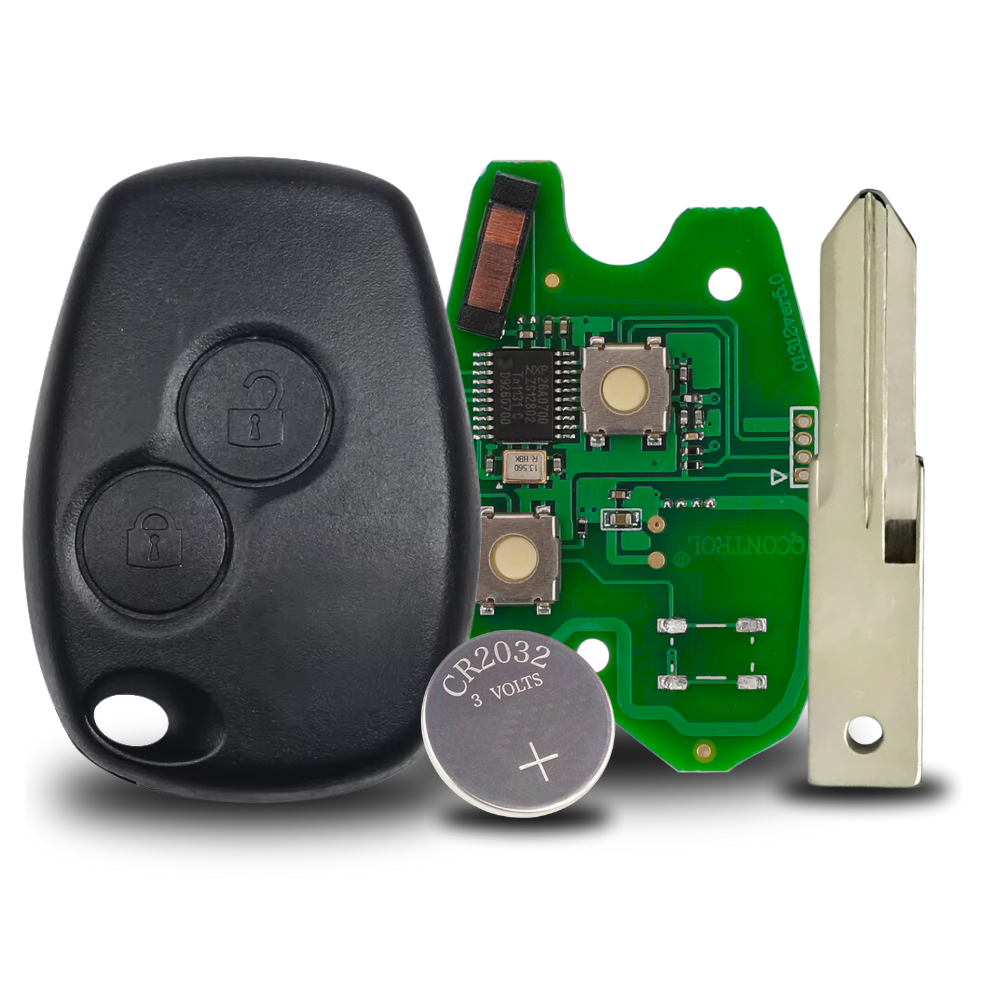 Chave Completa Renault Sandero Logan Duster 2008-2014 ID46 433MHz