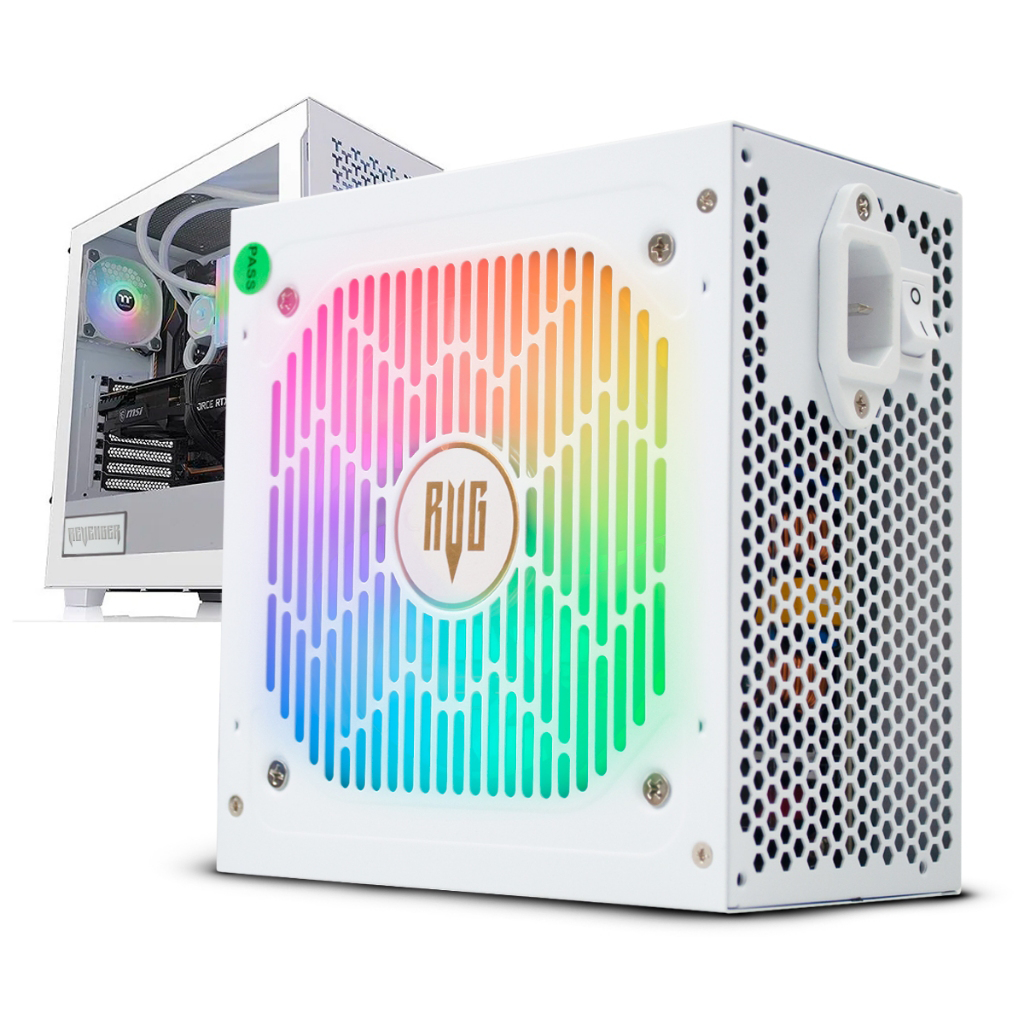 Fonte 80 Plus Pc Gamer 750w Atx Bronze Pfc Led Rgb