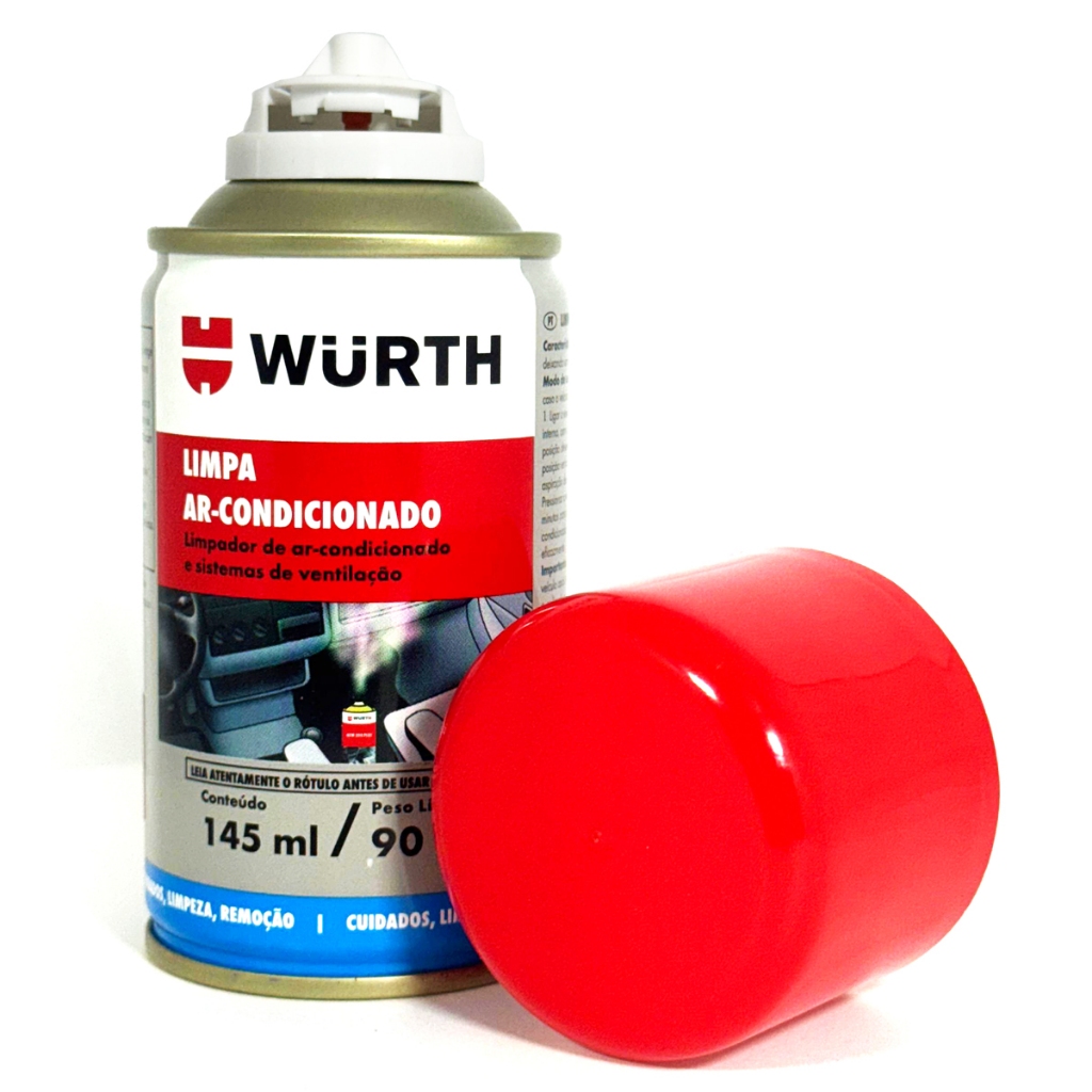 Spray Limpa Ar Condicionado Higienizador Automotivo Wurth | Shopee Brasil
