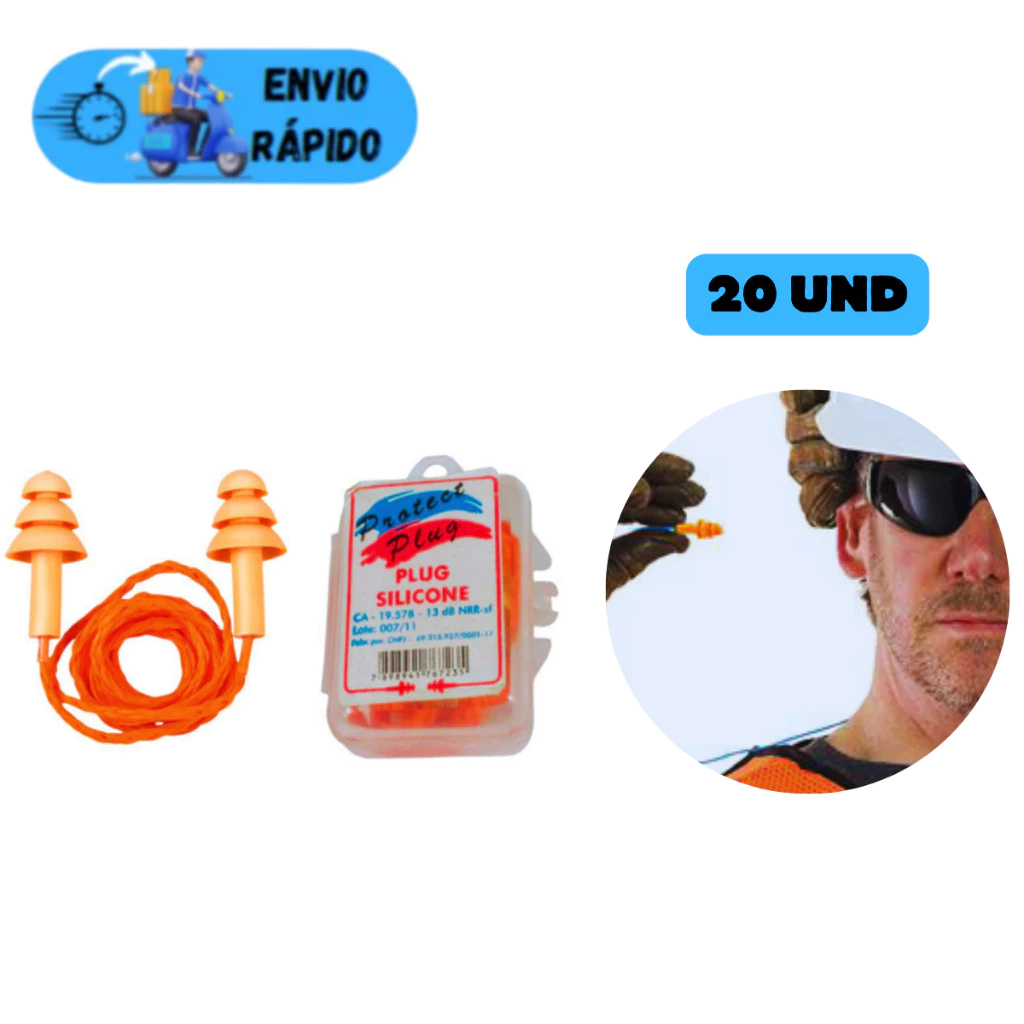 Protetor Auricular Spot Plug Kit 20 | Conforto e Segurança | Redução de ...