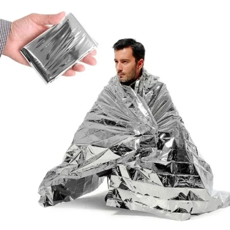Cobertor Manta Térmica Aluminizada Para Emergênc ...