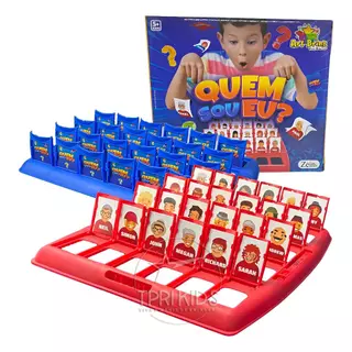 BRINQUEDO CRIANÇA QUEM SOU EU ORIGINAL JOGO INFANTIL MESA TABULEIRO EDUCATIVO CRIANÇA ADIVINHE O PERSONAGEM QUEM É VOCÊ em Oferta na Shopee