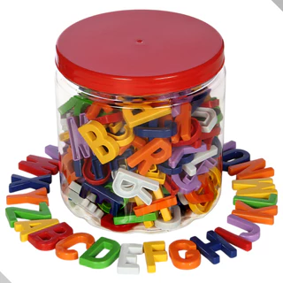 Brinquedo Educativo Pote Com Letras Alfabeto 200 Peças em Oferta na Shopee