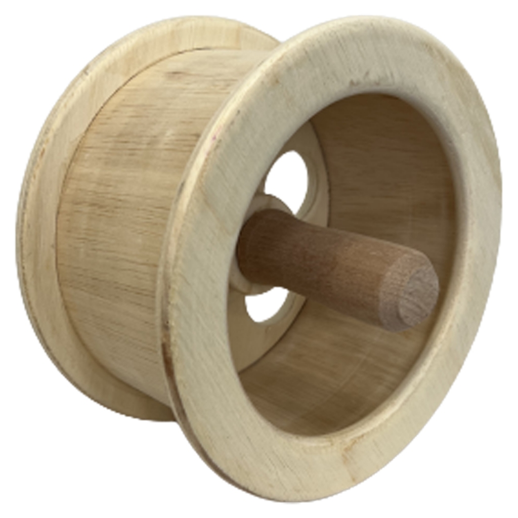 Carretilha De Madeira Pipa Raia Peixinho 8 Polegadas | Shopee Brasil