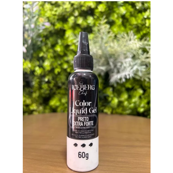 Color Liquido Gel Preto Extra Forte 60g | Shopee Brasil