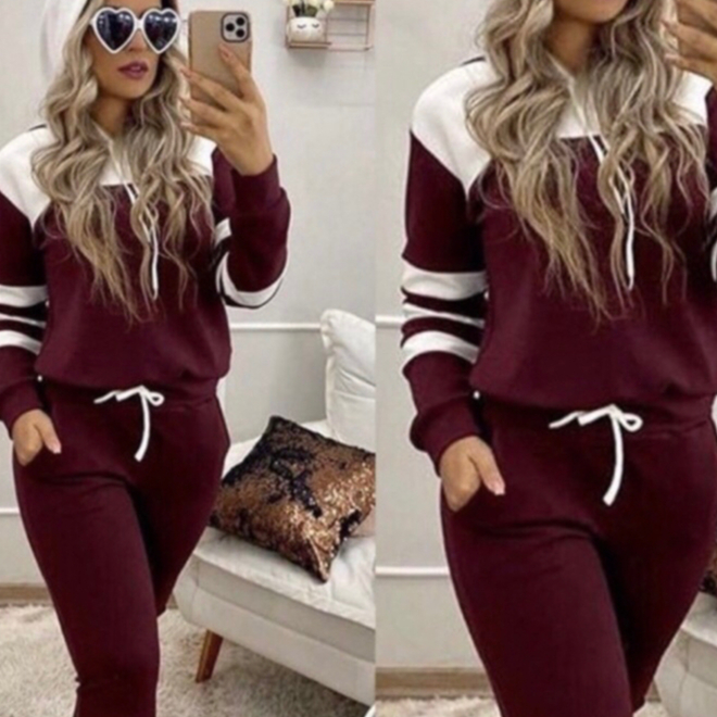 conjunto moletom feminino inverno DIVERSAS CORES | Shopee Brasil