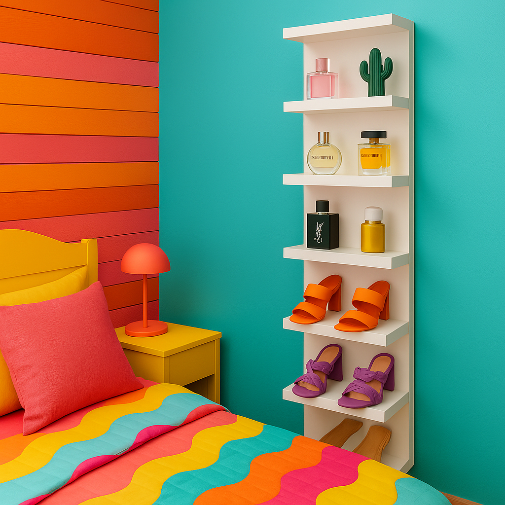 Torre De Prateleira Estante Mdf 170 Cm Multiuso Para Quarto decoração Estante Multiuso Perfumes