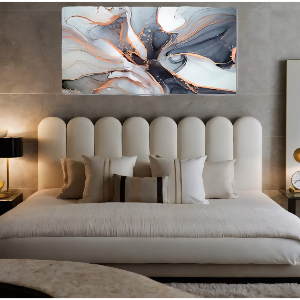 Kit 10 Cabeceiras de Cama Box Casal Modulada 45x20cm Nuvem - VÁRIOS TAMANHOS - ENVIO RÁPIDO