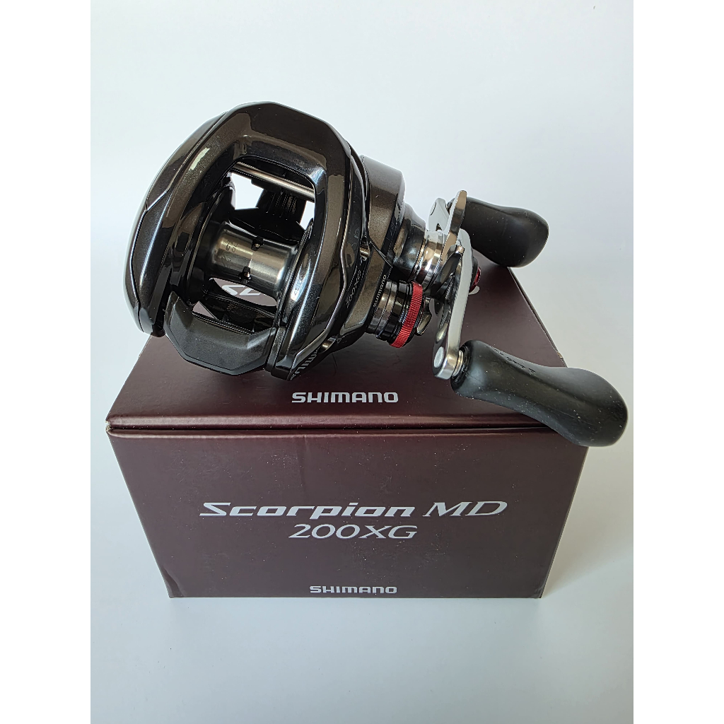 Carretilha Shimano® Scorpion MD 200/201XG - 2024 | Shopee Brasil