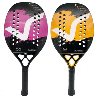 Raquete de Beach Tennis Classic Full Carbon Vg Plus em Oferta na Shopee
