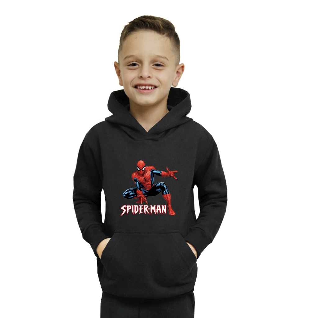 Moletom Infantil Unissex Homem-Aranha | Shopee Brasil
