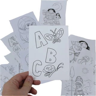 30 Folhas Soltas Apenas Desenhos Para Colorir E Pintar Imagens Sortidas Varias Quantidades em Oferta na Shopee