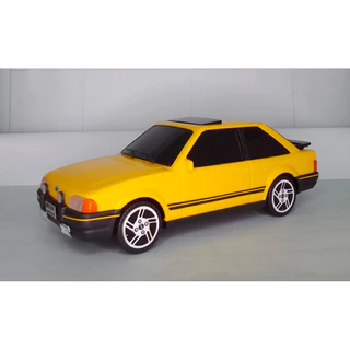 1 Carrinho Escort Miniatura Plastica diverplas com apliques ou Adesivos