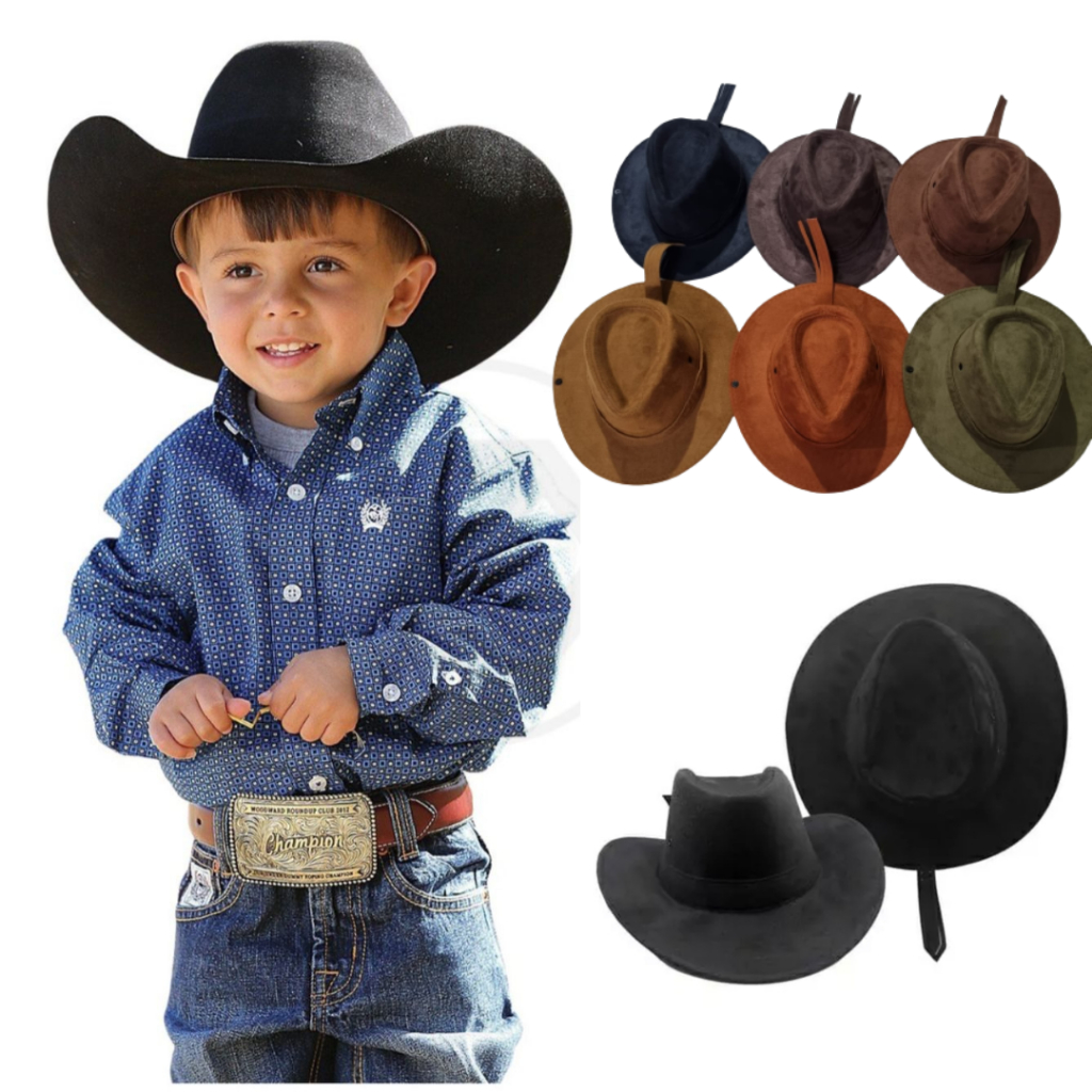 Chapéu Country Infantil Camurça | Menino 2 a 6 anos | Festa Junina ...