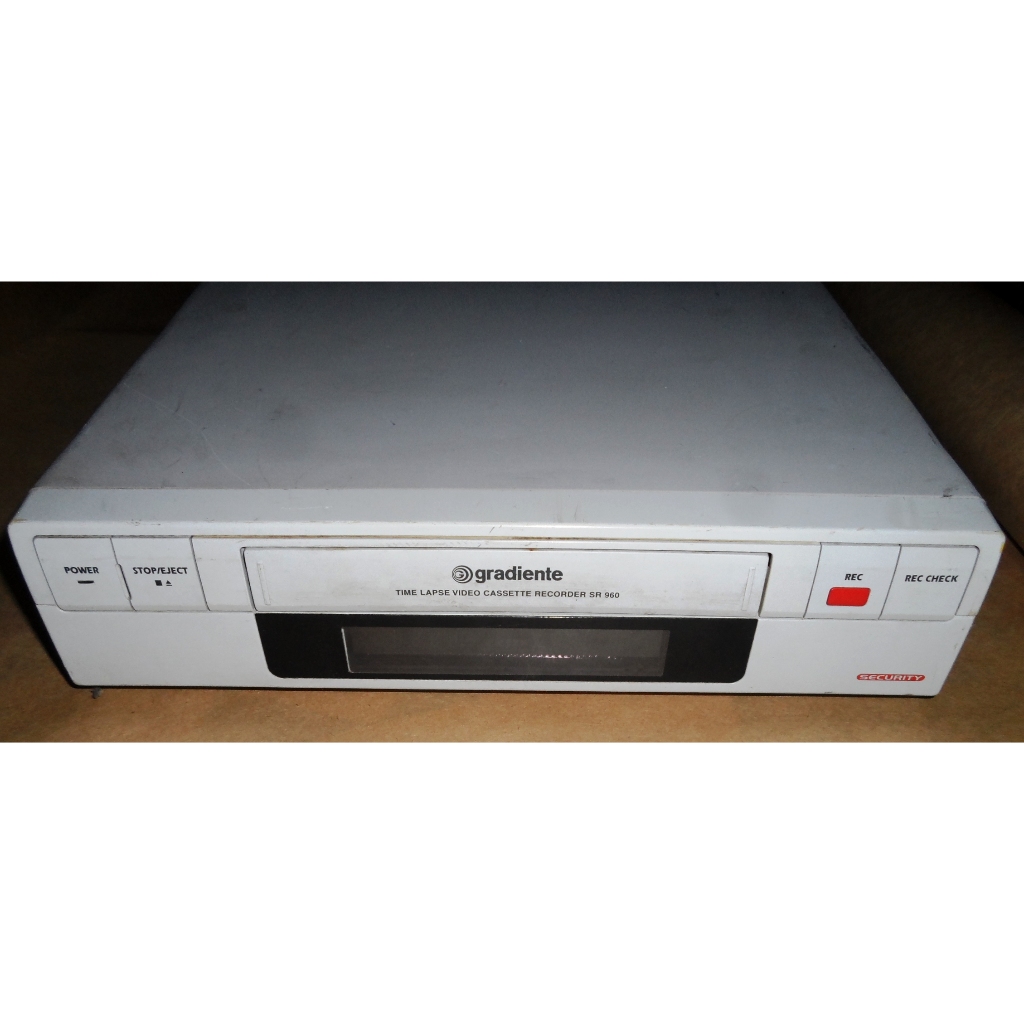 VIDEO CASSETE Marca Gradiente MODELO SR 960 Security, MONO, 4 CABEÇAS ...