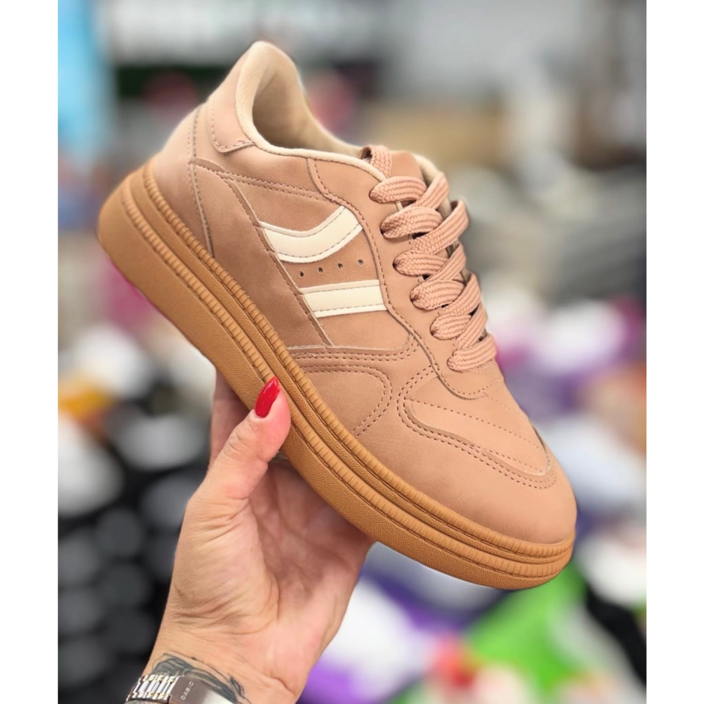 Tênis Feminino MOLECA Nobuck Tunisia 5816.101 | Shopee Brasil