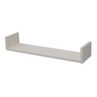 Prateleira em U 90x20 Branco fosco 100%MDF