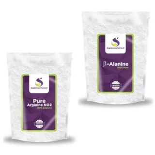 Arginina 200g + Beta Alanina 200g - Suplemento Fácil - Pré treino