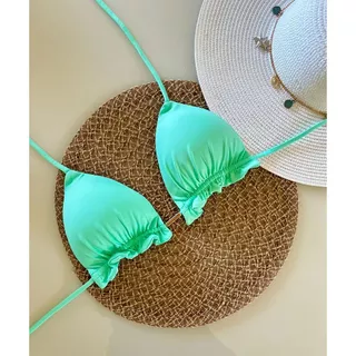 Top Cortininha com Babadinho Várias Cores em Oferta na Shopee