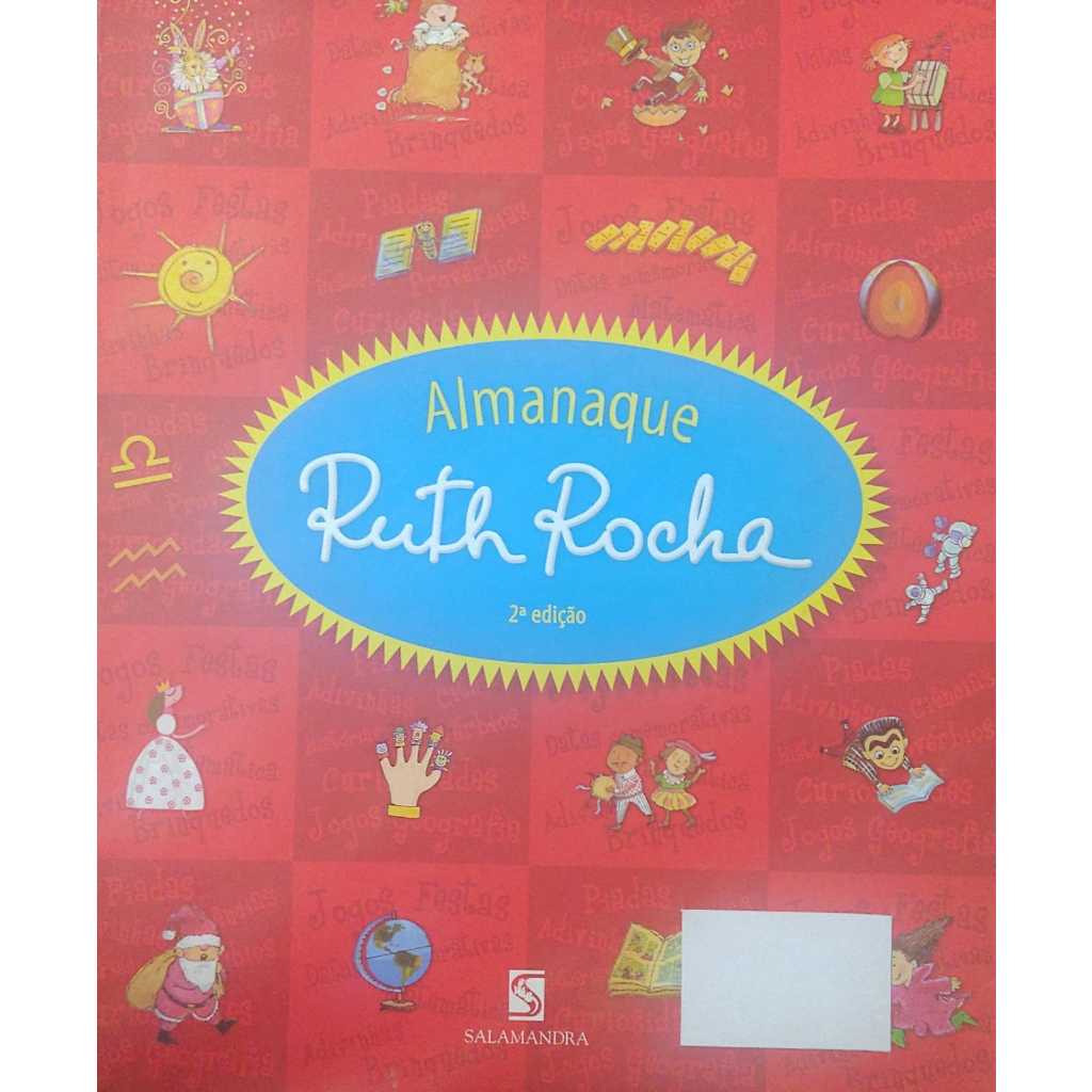 Livro Almanaque - Ruth Rocha | Shopee Brasil