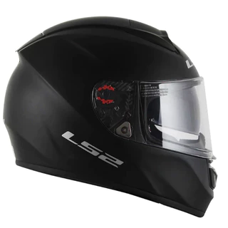 CAPACETE LS2 VECTOR MONOCOLOR PRETO FOSCO TRI COMPOSTO