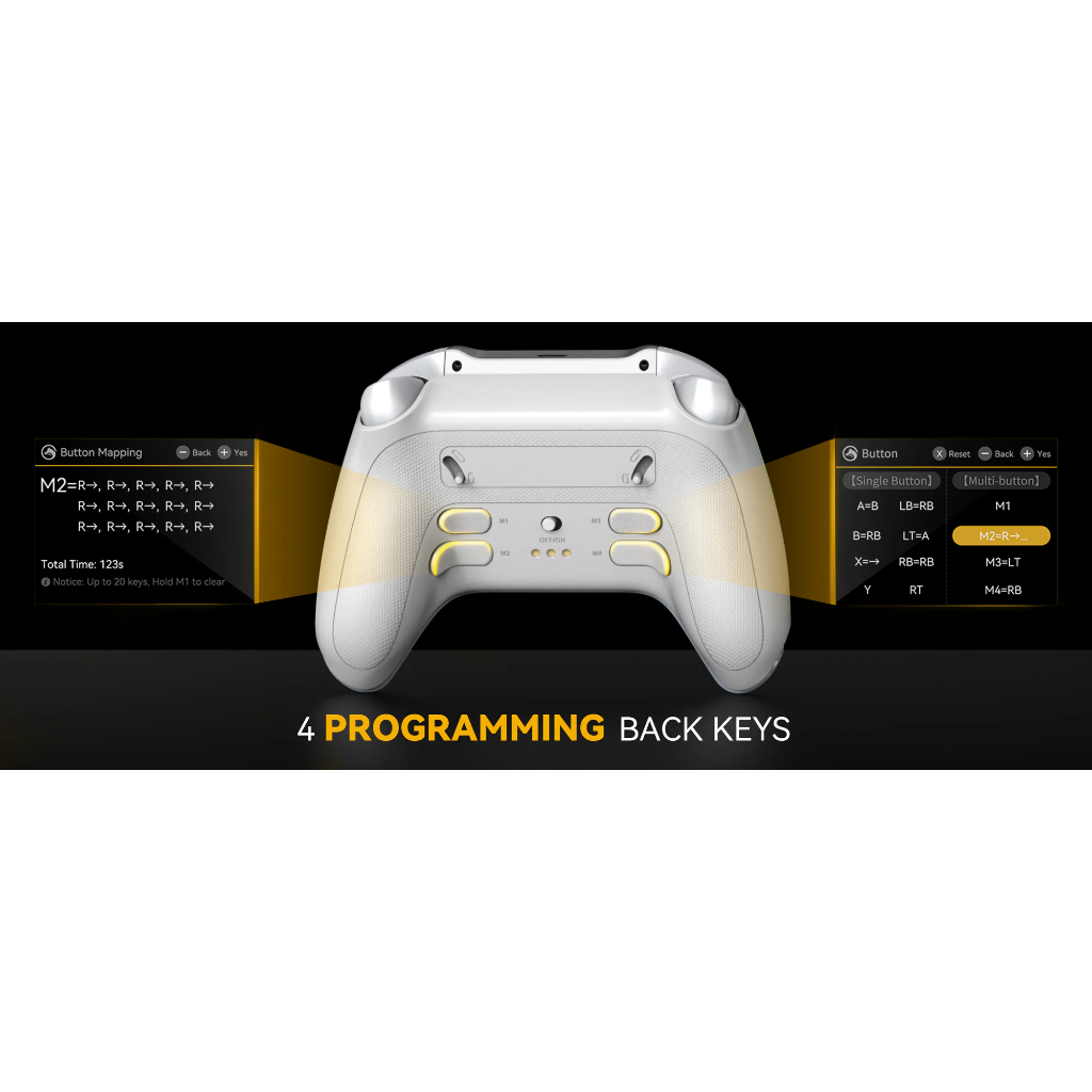 Controle Manba One V2 Original - Tela Interativa Visual, Joystick ...